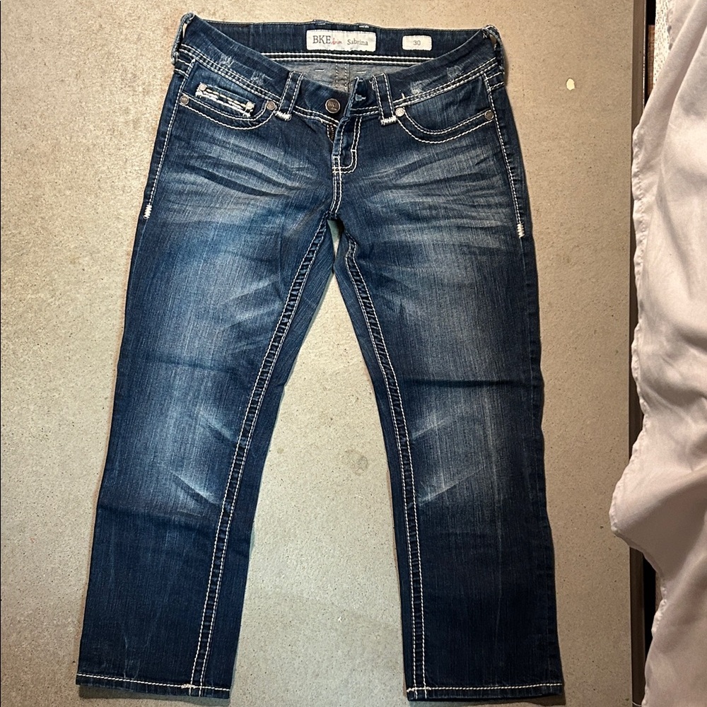 BKE Sabrina Denim capri jeans